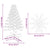 Wooden Christmas Tree for Decoration 100 cm Solid Wood Pine