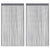 String Curtains 2 pcs Anthracite 140x250 cm