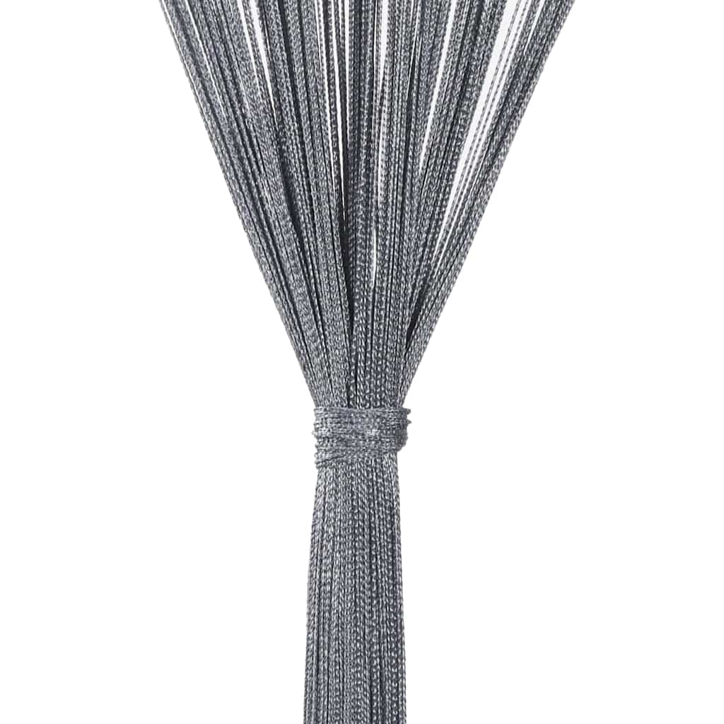 String Curtains 2 pcs Anthracite 140x250 cm