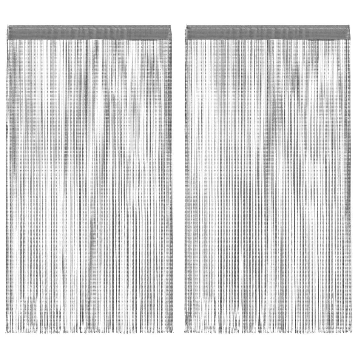 String Curtains 2 pcs Anthracite 140x250 cm