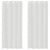 Voile Curtains with Grommets 2 pcs White