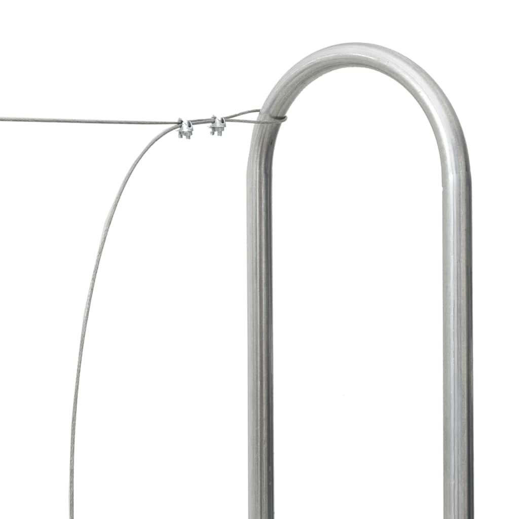 Firewood Rack 150x25x150 cm Galvanised steel
