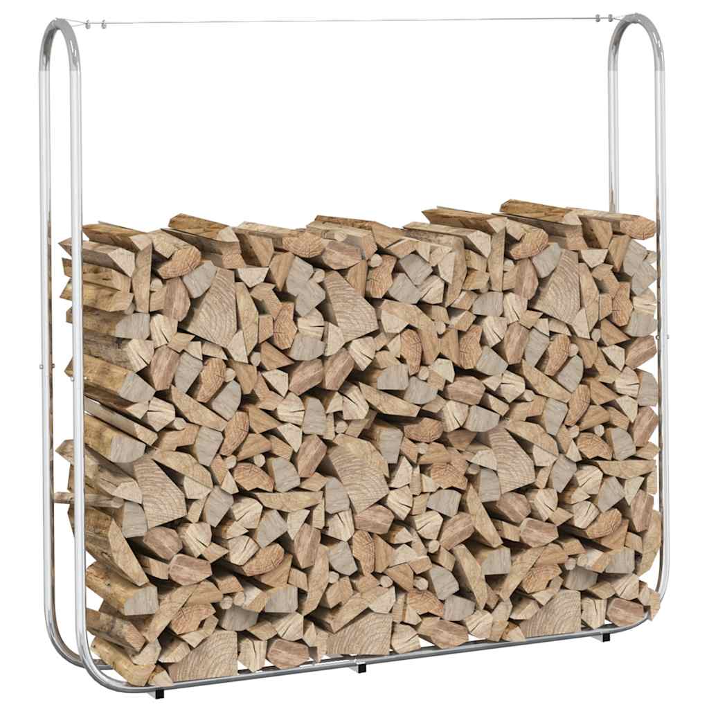 Firewood Rack 150x25x150 cm Galvanised steel