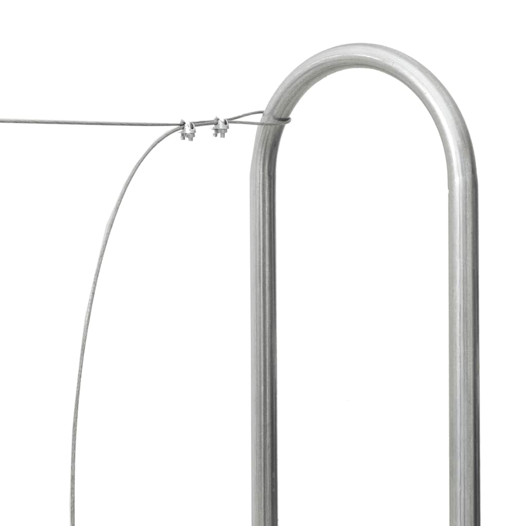 Firewood Rack 200x25x150 cm Galvanised steel