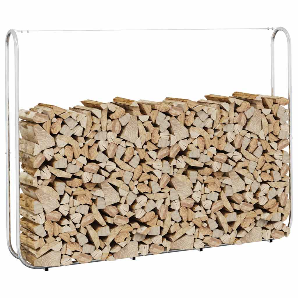 Firewood Rack 200x25x150 cm Galvanised steel