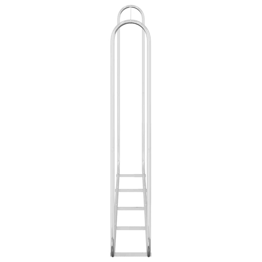 Firewood Rack 250x25x150 cm Galvanised steel