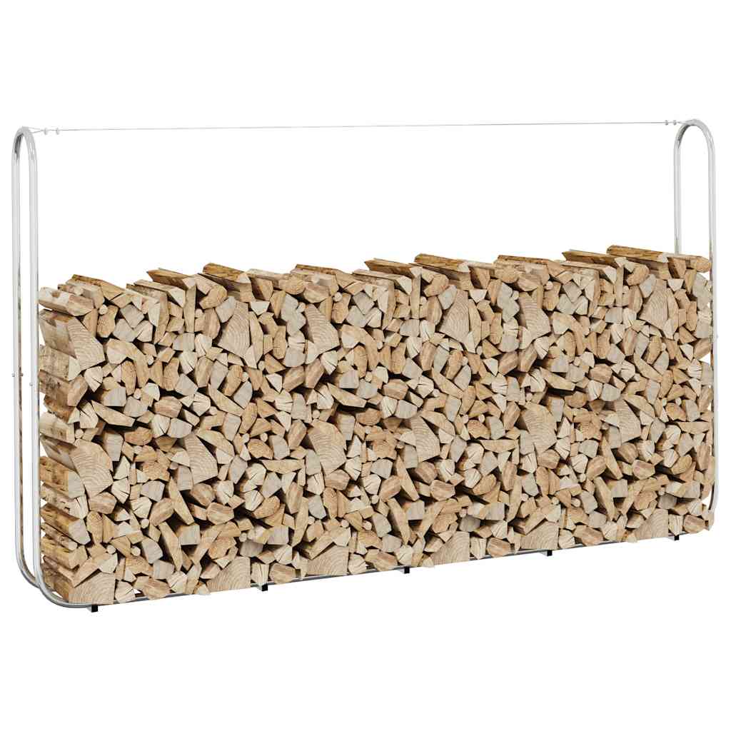 Firewood Rack 250x25x150 cm Galvanised steel