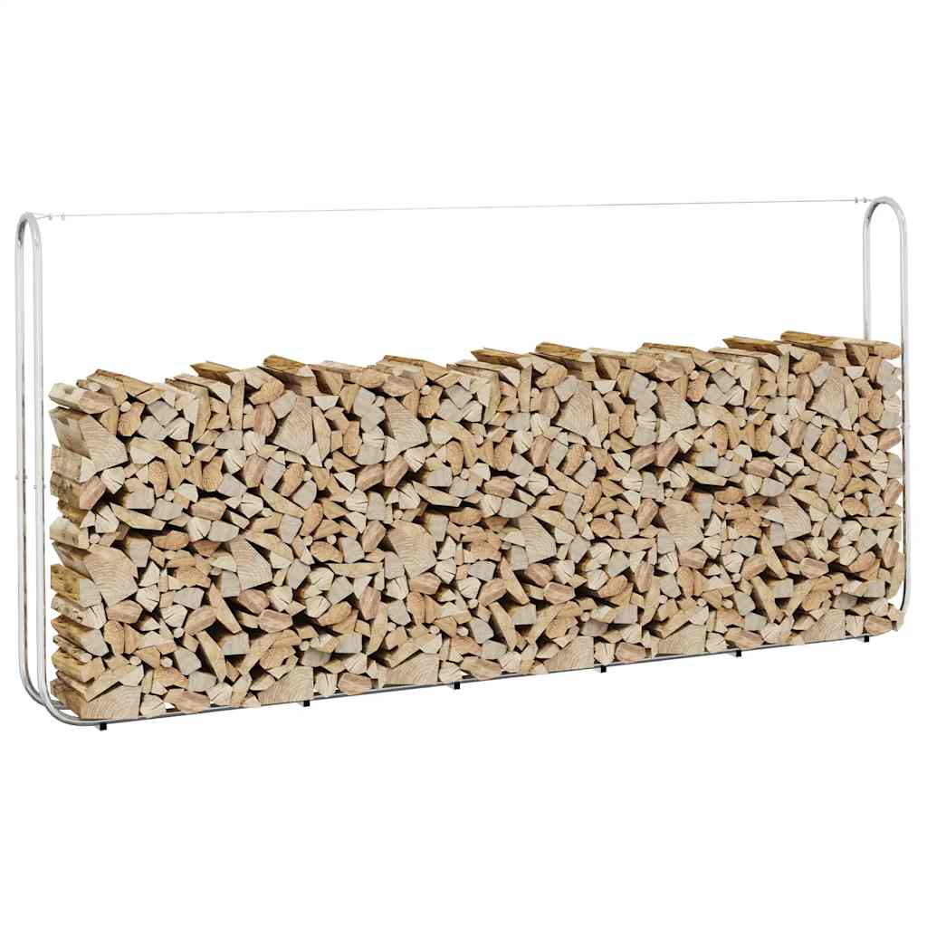Firewood Rack 300x25x150 cm Galvanised steel