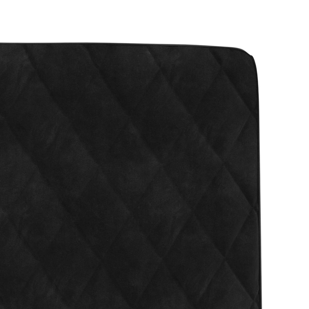Dining Chairs 4 pcs Black Velvet