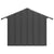 Dog House with Roof 85x107x81 cm Galvanised Steel