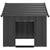 Dog House with Roof 83x130x85 cm Galvanised Steel