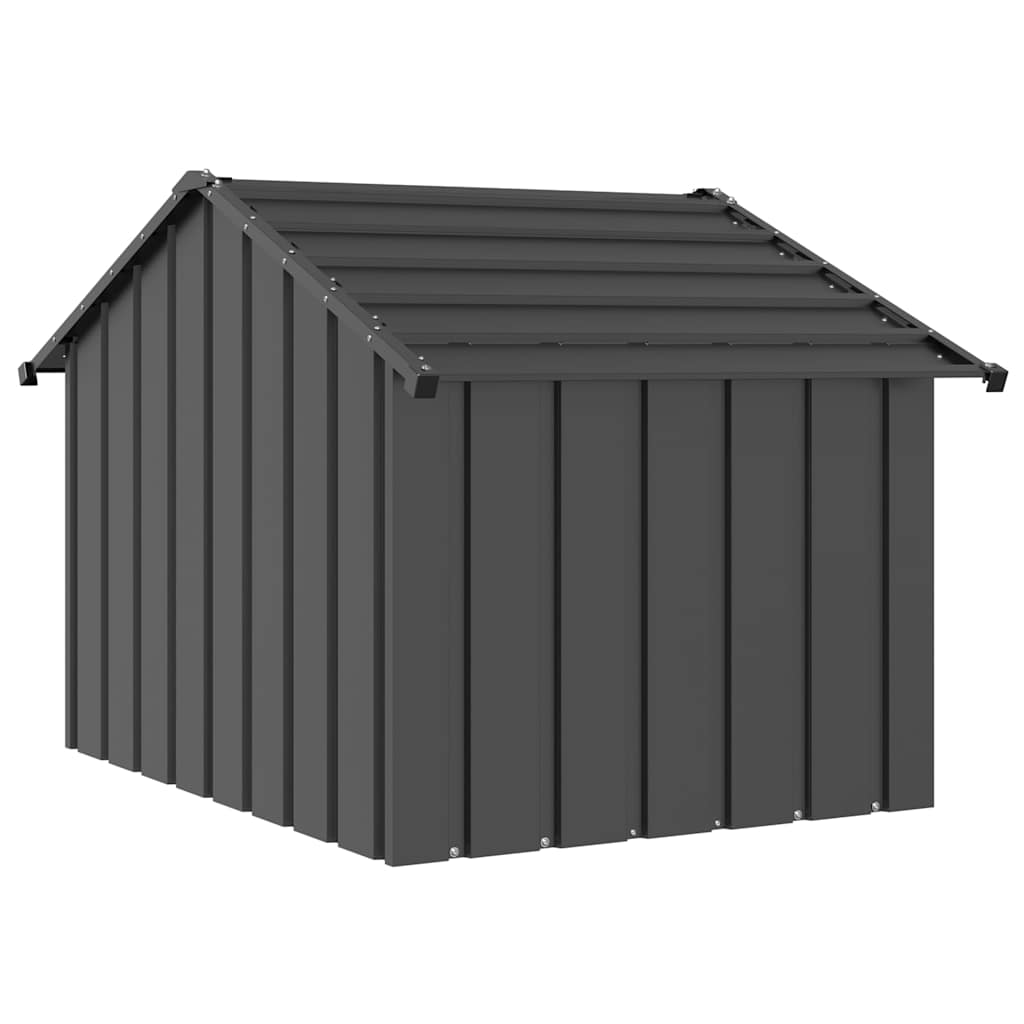 Dog House with Roof 83x130x85 cm Galvanised Steel