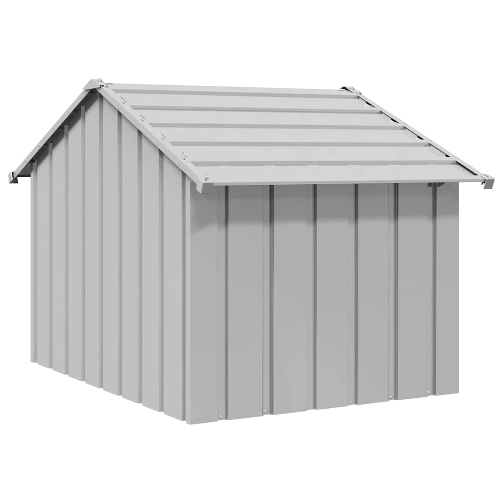 Dog House with Roof 83x130x85 cm Galvanised Steel