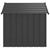 Dog House with Roof 131x101x102 cm Galvanised Steel