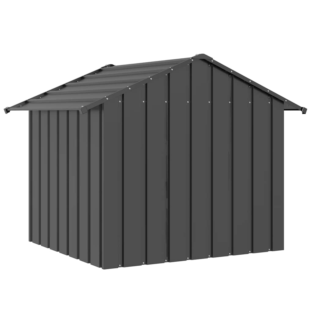 Dog House with Roof 131x101x102 cm Galvanised Steel