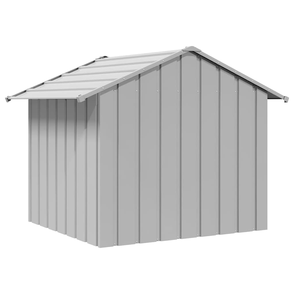 Dog House with Roof 131x101x102 cm Galvanised Steel