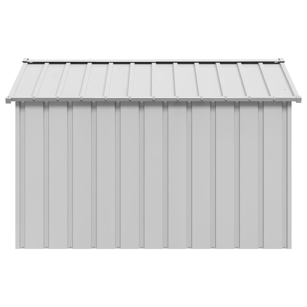 Dog House with Roof 113x153x101 cm Galvanised Steel
