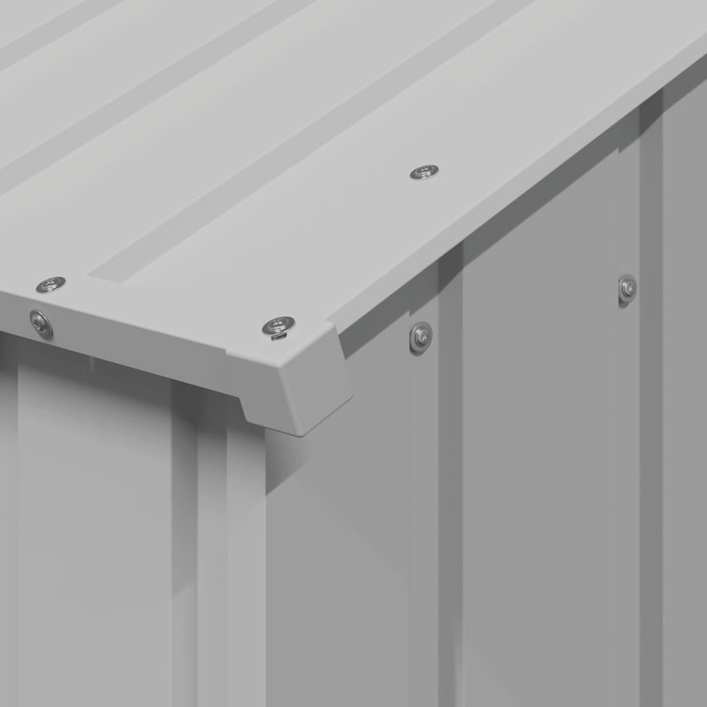 Dog House with Roof 113x153x101 cm Galvanised Steel