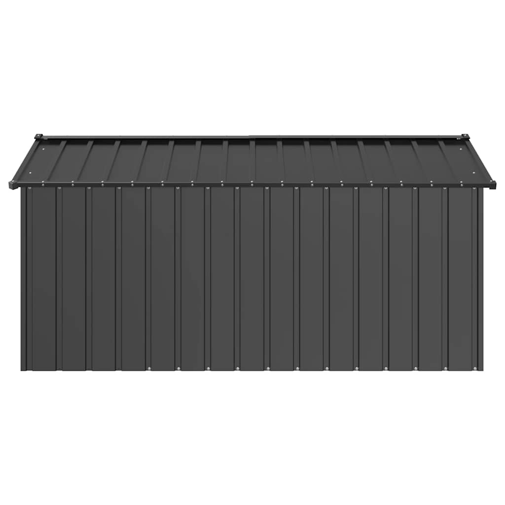 Dog House with Roof 114x202x101 cm Galvanised Steel