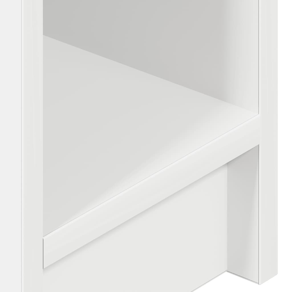 Bedside Cabinets with Drawer 2 pcs White 20x36x60 cm