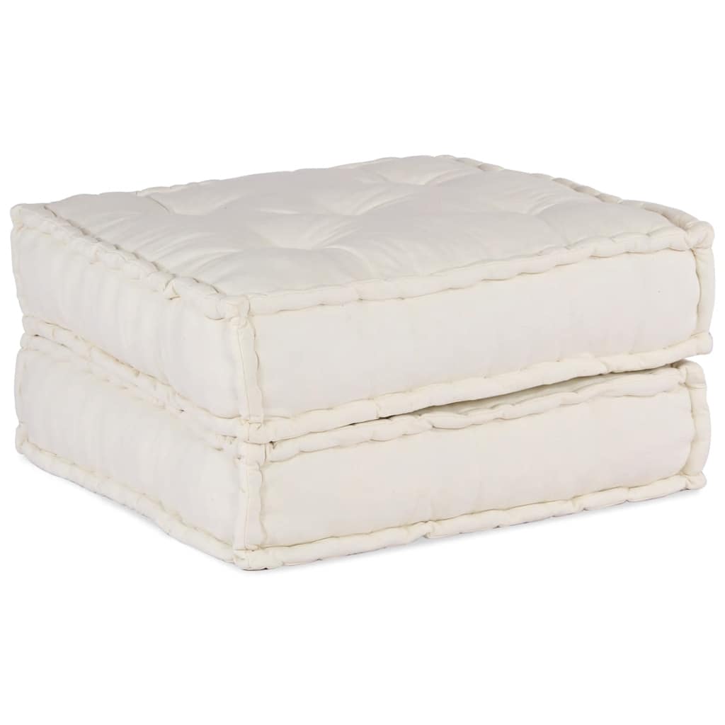 Modular Sofa Unit Cream 70x70x36 Fabric