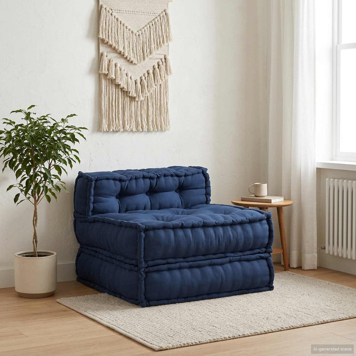 Modular Sofa Unit Indigo 70 x 70 x 56 cm Fabric