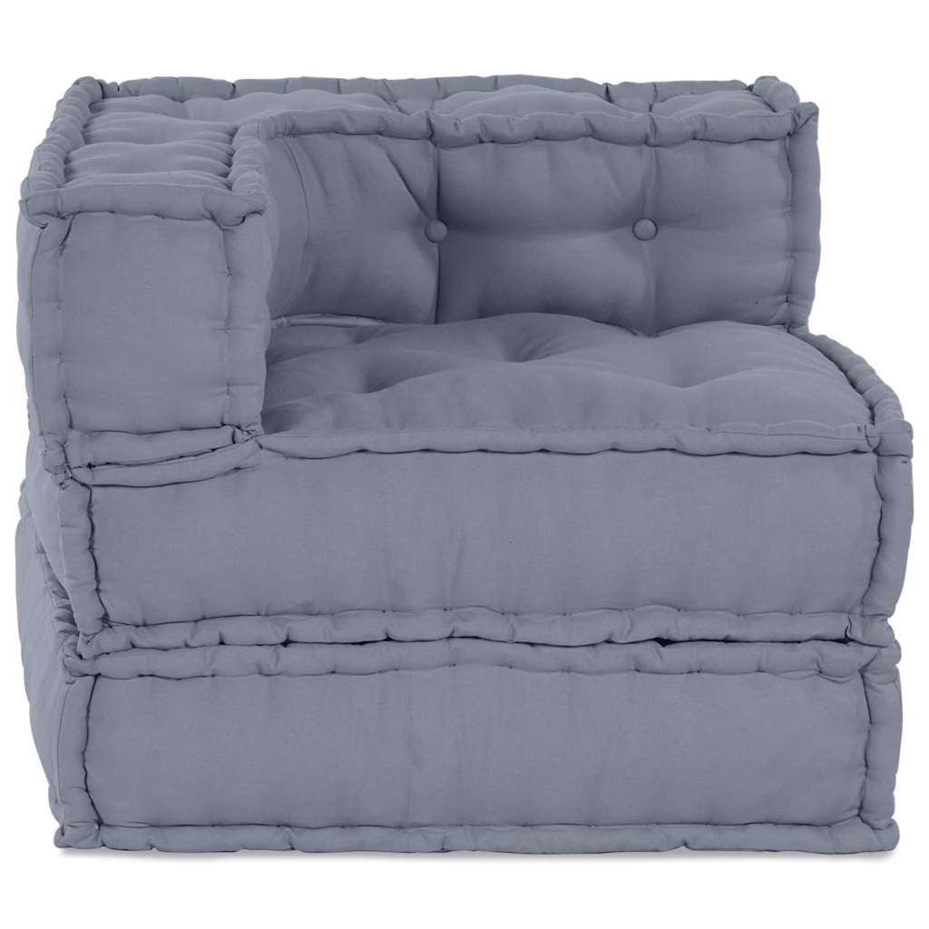 Modular Sofa Manual Grey 70 x 70 x 54 cm Fabric