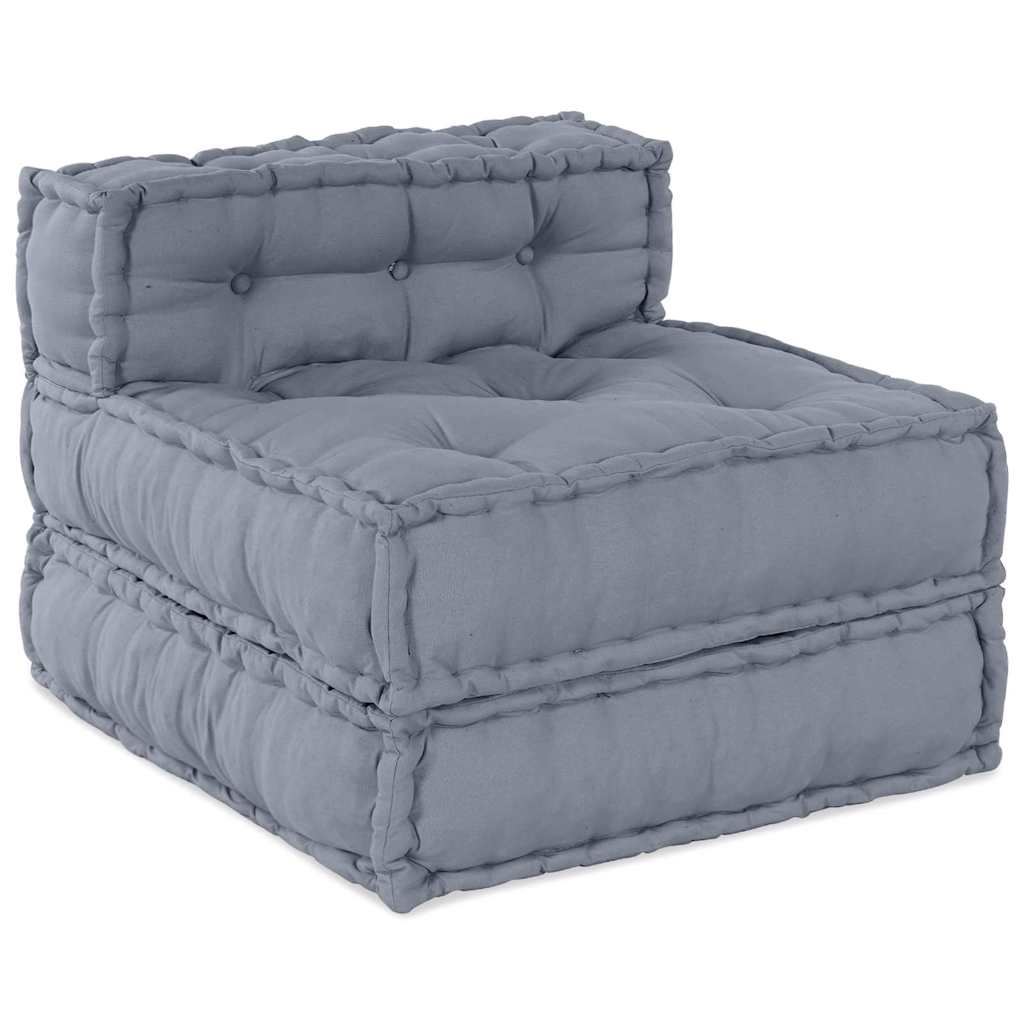 Modular Sofa Manual Grey 70 x 70 x 54 cm Fabric