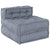 Modular Sofa Manual Grey 70 x 70 x 54 cm Fabric