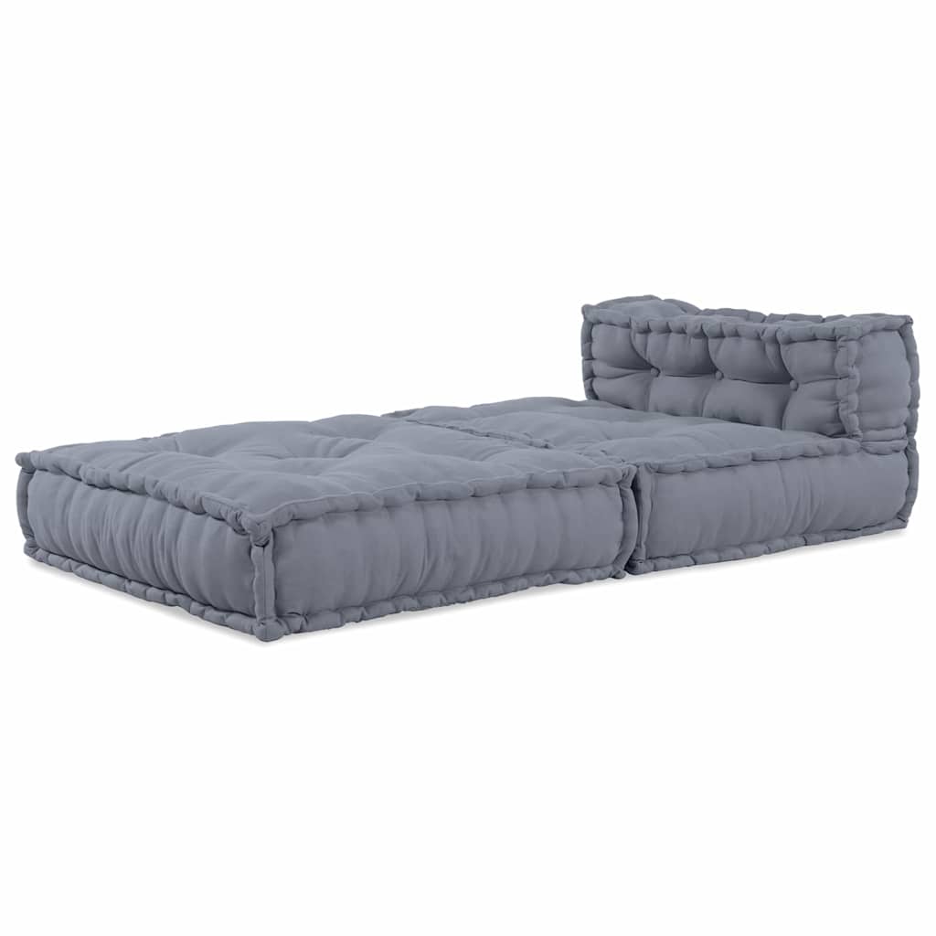 Modular Sofa Manual Grey 70 x 70 x 54 cm Fabric