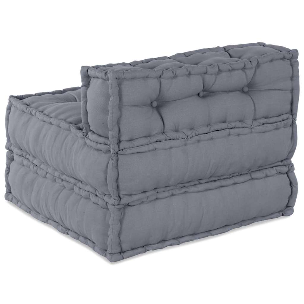 Modular Sofa Grey 70 x 70 x 56 cm Fabric