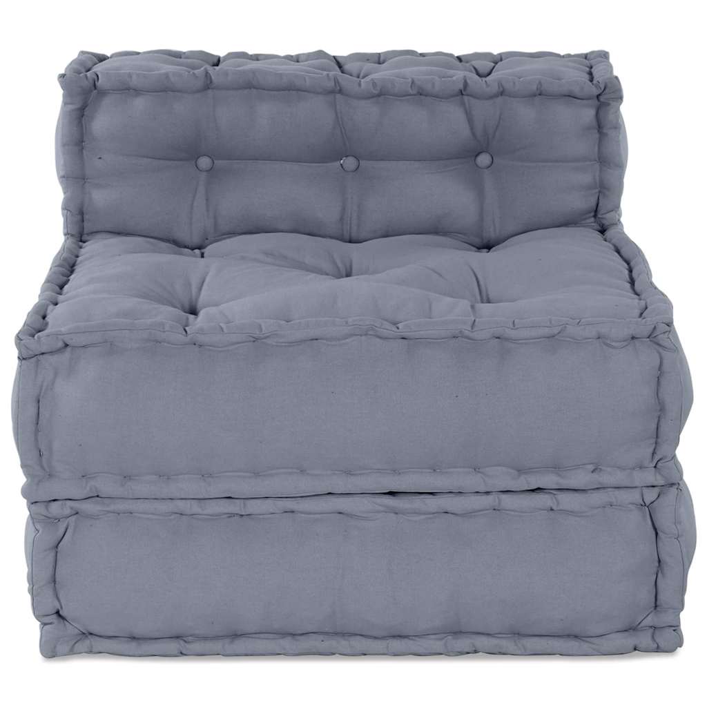 Modular Sofa Manual Grey 70 x 70 x 54 cm Fabric