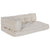 Pallet Sofa Cushion 3 pcs Cream Fabric