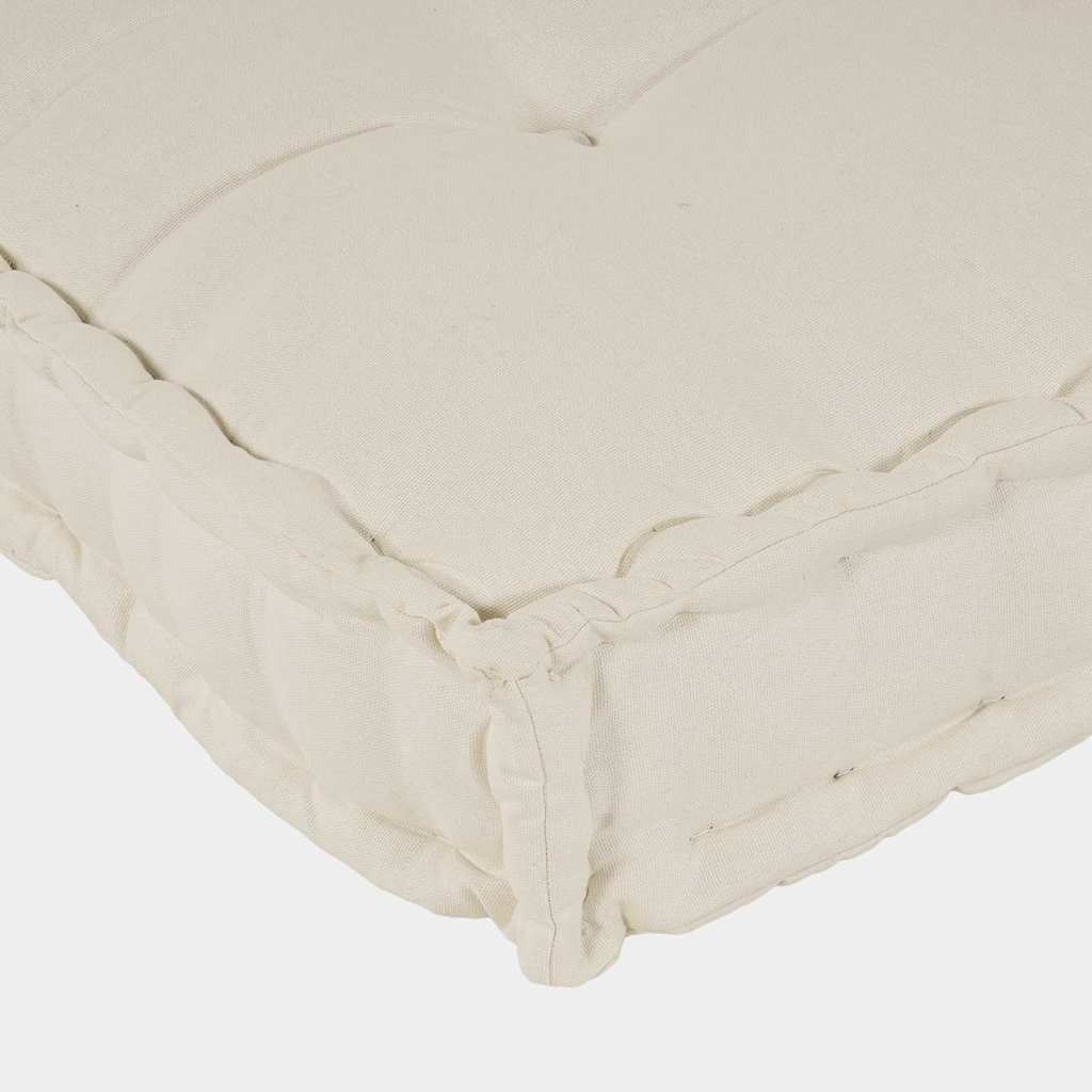 Pallet Sofa Cushion 2 pcs Cream Fabric