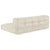 Pallet Sofa Cushion 2 pcs Cream Fabric