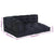 Pallet Sofa Cushion 3 pcs Anthracite Fabric