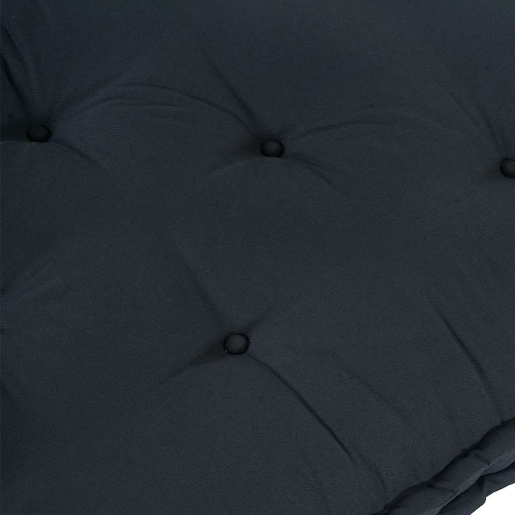 Sofa Cushion Anthracite 120 x 80 x 12 cm Fabric