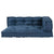 Pallet Sofa Cushion 3 pcs Indigo Fabric