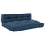 Pallet Sofa Cushion 2 pcs Indigo Fabric