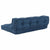 Pallet Sofa Cushion 2 pcs Indigo Fabric