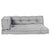 Pallet Sofa Cushion 3 pcs Grey Fabric