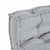 Pallet Sofa Cushion 2 pcs Grey Fabric