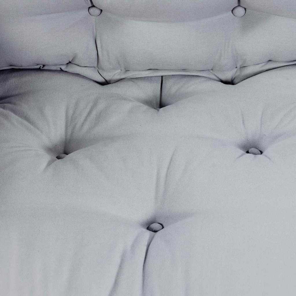 Sofa Cushion Grey 120 x 80 x 12 cm Fabric