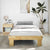 Bed Frame without Mattress 90x190 cm Solid Wood Oak