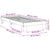 Bed Frame without Mattress 90x190 cm Solid Wood Oak