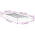 Bed Frame Without Mattress 90x190 cm Solid Oak Wood