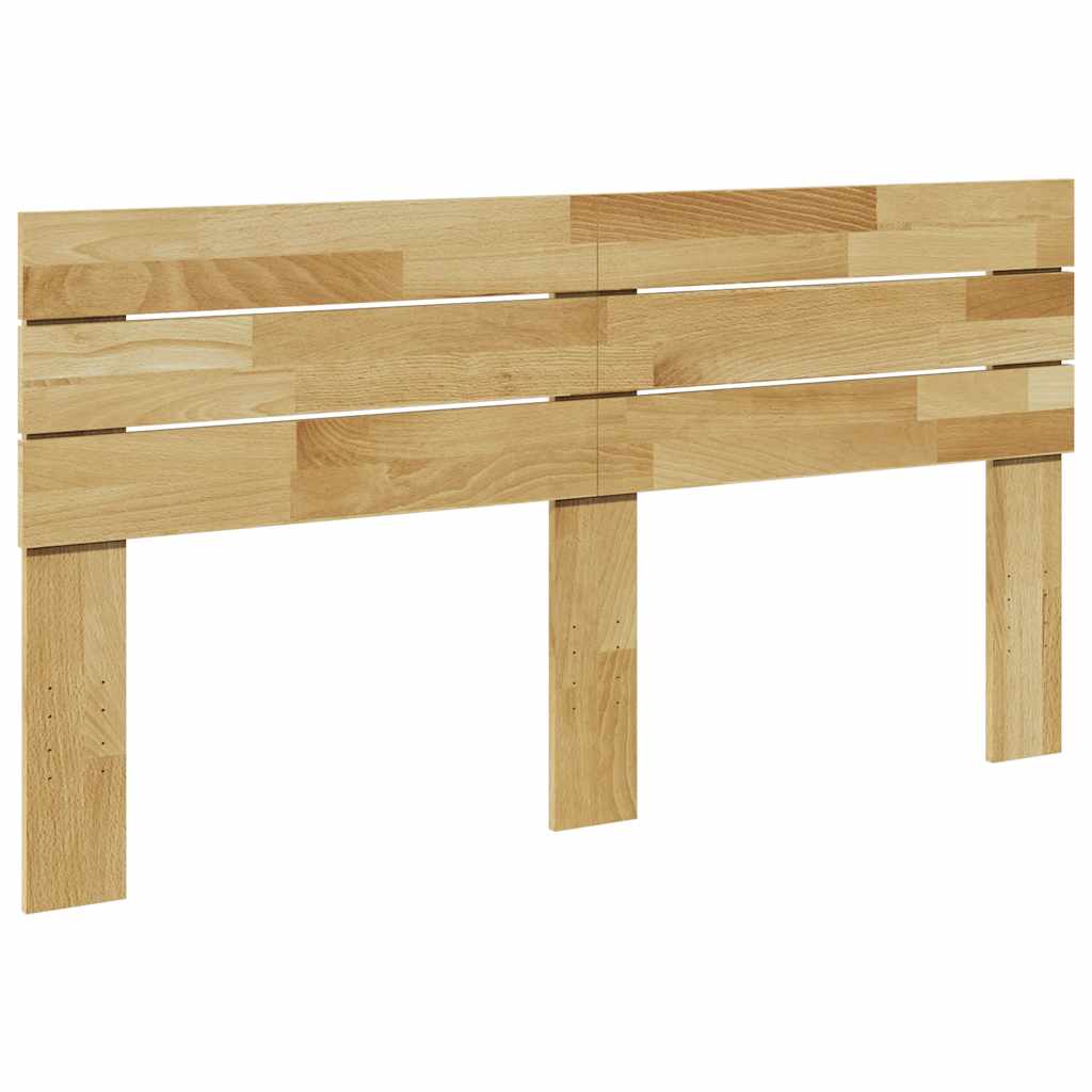 Headboard 140 cm Solid Wood Oak