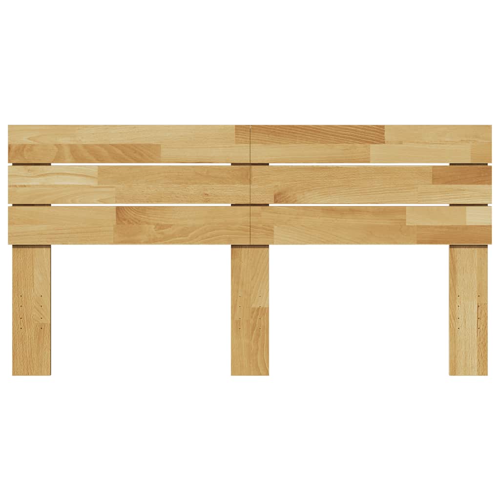 Headboard 140 cm Solid Wood Oak