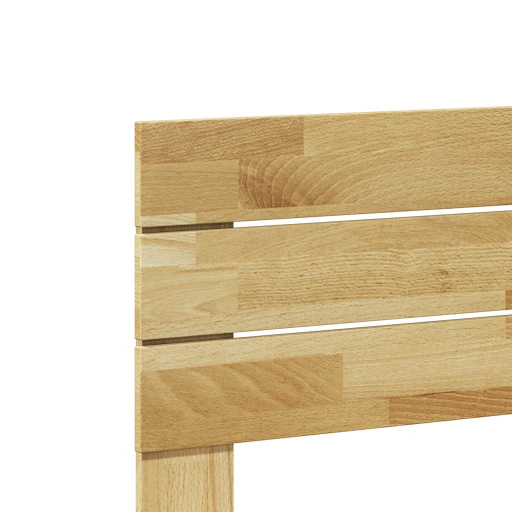 Headboard 140 cm Solid Wood Oak