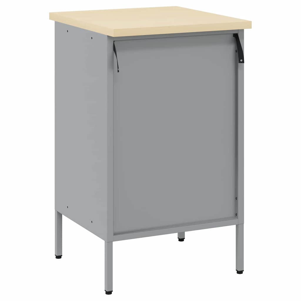 Work Bench with Drawer Red and Grey 50 x 55 x 85 cm